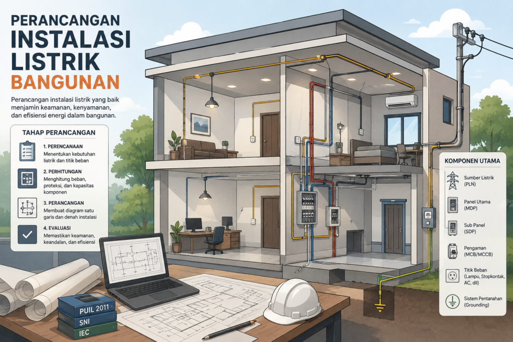 Perancangan Instalasi Listrik Bangunan